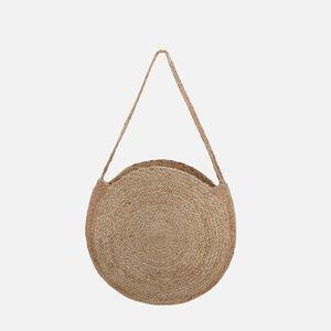 Braided Jute Tote Bag